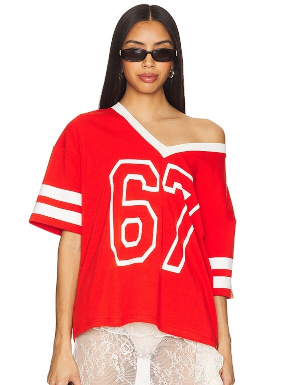 BNWT REVOLVE SUPERDOWN Milena Jersey Top